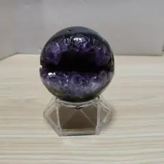 アメジスト笑口　台座付き　天然石