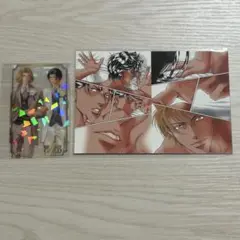BE・BOY GOLD展　クリアカード ポストカード　新田祐克　春を抱いていた