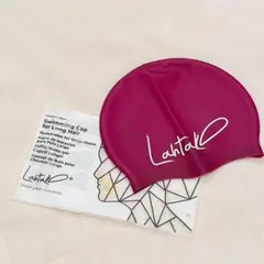 ♪Lahtak スイムキャップ 3D XS ウィンザーワイン シリコン製