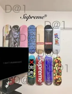 Supreme x KAWS コラボ スケートボードデッキ Supreme - KAWS Chalk Logo Skateboard - UG.SHAFT