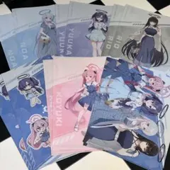 ローソン　ブルアカ　クリアファイル　全6種コンプ×2セット　計12枚