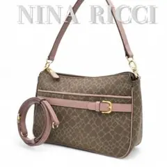 NINA RICCI ハンドバッグ 2way ショルダーバッグ 肩掛け 斜め掛け