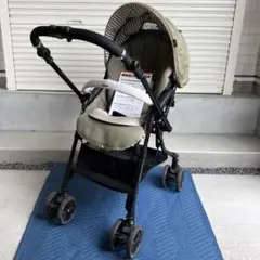 【美品】高級モデル combi スゴカル 4キャス compact エッグショッ