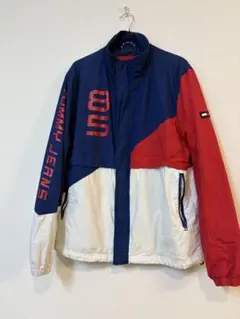Tommy Jeans カラーブロック ナイロンジャケット　Sサイズ