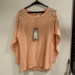 GAL ビジュー付き薄手セーターM⑧