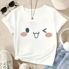 サンリオ シナモンロール Tシャツ 半袖 ホワイト 120cm