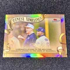 テッド・ウィリアムズ リフラクター MLB 2025 topps finest