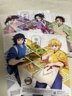 鬼滅の刃 クリアポスター ５種類コンプリートセット
