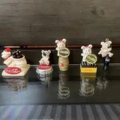 【レア】コカ・コーラ ミニチュアフィギュア 5体セット