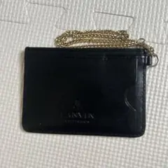 ランバン　パスケース　黒色