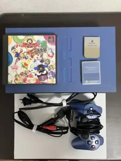 PS2本体 トイザらス限定カラー SCPH-39000TB　ぷよぷよ通とおまけ