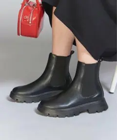 BEAUTY&YOUTH サイドゴアブーツ 晴雨兼用　ブラック　24cm
