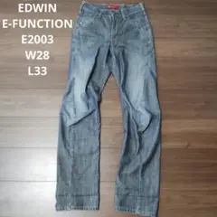 古着 EDWIN E-FUNCTION W28 エドウィン 立体裁断 デニム
