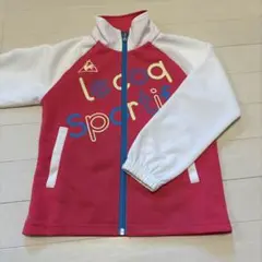 le coq sportif ジャージ 110cm ピンク/ホワイト