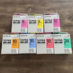 テプラテープ カラー　いろいろ　7個セット