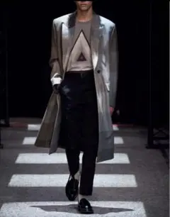 極美品✨Paul Smith 15AW ブロックチェック ダブルチェスターコート
