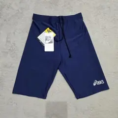 【未使用】asics　アシックス　コンプレッション　スパッツ　L　ネイビー　陸上