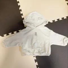 après les cours クマ耳フードトレーナー 90cm
