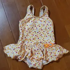 MIKI HOUSE　花柄水着80cm