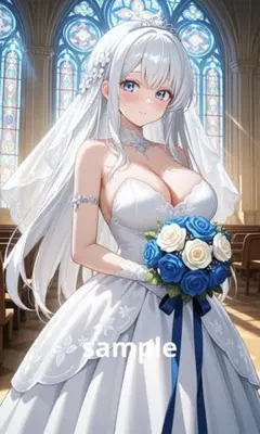 AIイラスト　美女 L版サイズ 1点物 C87