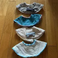 リボン付きカラフルスタイ4点セット