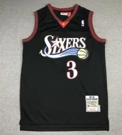 SIXERS IVerson 3 ブラックジャージ