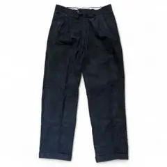 Vintage corduroy 2tuck wide pants スラックス