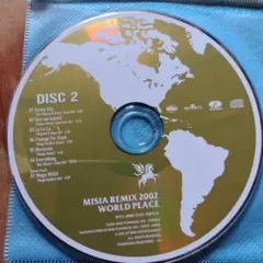Misia Remix 2002 World Peace 2枚組　ケースなし