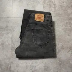 【W34 L34】Levis 560 ジッパーフライ　先染め　ブラックデニム
