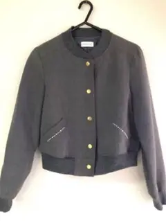 美品!ロディスポット きれいめブルゾン グレー