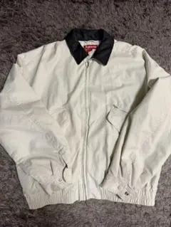 Supreme Leather Collar Utility Jacket