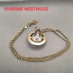 VIVIENNE WESTWOOD ゴールド デカオーブ ラインストーン ロング