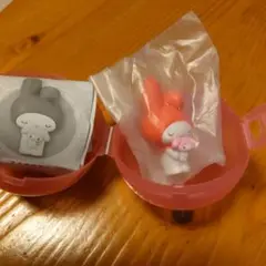 カプセルトイ　サンリオ　マイメロディ　ぬいぐるみといっしょ