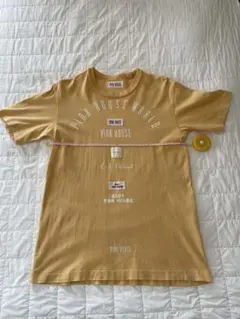 PINK HOUSE 美品イエロープリントTシャツ 半袖