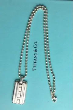 HA1668ティファニーアトラス プレートタグ ペンダント ネックレス