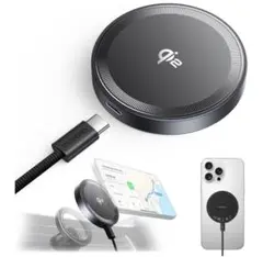 新品未使用　THREEKEY 磁気式15W急速ワイヤレス充電器