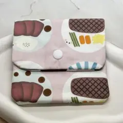 【新品】ハンドメイド　サニタリーポーチ　ミニポーチ ピンク