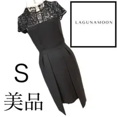 美品☆ラグナムーン☆ワンピース☆ブラック☆S