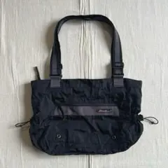 00s　Eddie Bauer　ロゴ刺繍タグ　ギミックトートバッグ　Y2Kテック