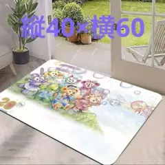 ダッフィーフレンズ　玄関マット　お風呂マット　マルチマット　キッチンマット