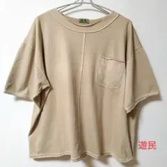 遊民 オーバーサイズ Tシャツトップス