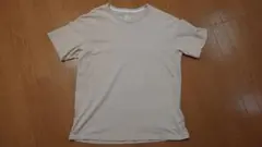 ベージュ コットン Tシャツ XL 無印良品
