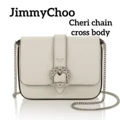 【直営店購入】ジミーチュウ cheri チェーンバッグ 財布 JC ビジュー