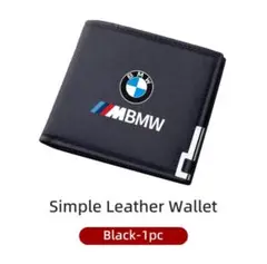 【新品！】BMW 折りたたみ財布 Mマークロゴ入り ブラック！
