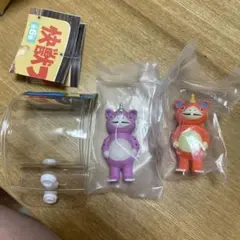 快獣ブースカ　ソフビ　ボールチェーンマスコット　オレンジ