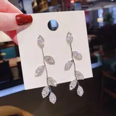 リーフピアス シルバー シルバー925 silver925