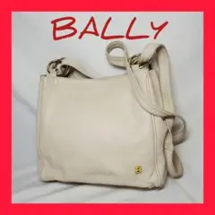 BALLY ホワイト ショルダーバッグ