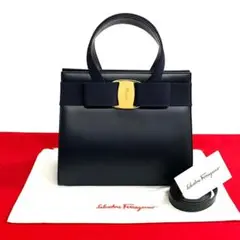 未使用保管品 サルバトーレフェラガモ ヴァラリボン 2way ショルダーバッグ