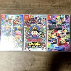 Nintendo Switch ソフト3本　新品未開封