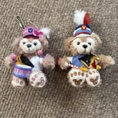 ディズニー　35周年　ダッフィー & シェリーメイ キーホルダー